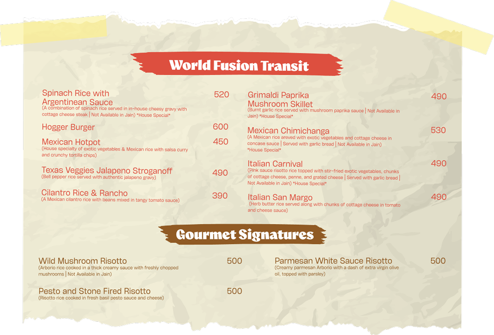 A Menu Made for Every Craving